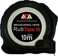 Рулетка ADA Instruments RubTape 10 Black