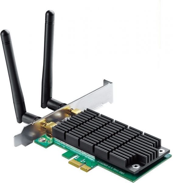 Сетевой адаптер TP-LINK Archer T4E WiFi PCI Express, черный