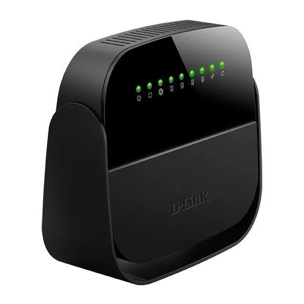 Wi-Fi роутер D-link DSL-2640U/R1A N150 черный